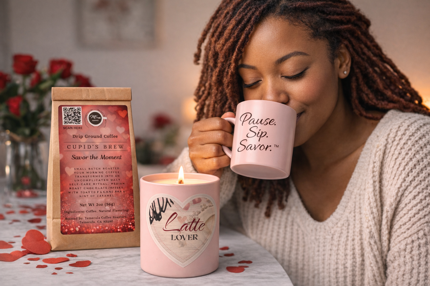 Pause. Sip. Savor.® Bundle | Build Your Own Coffee + Candle Ritual