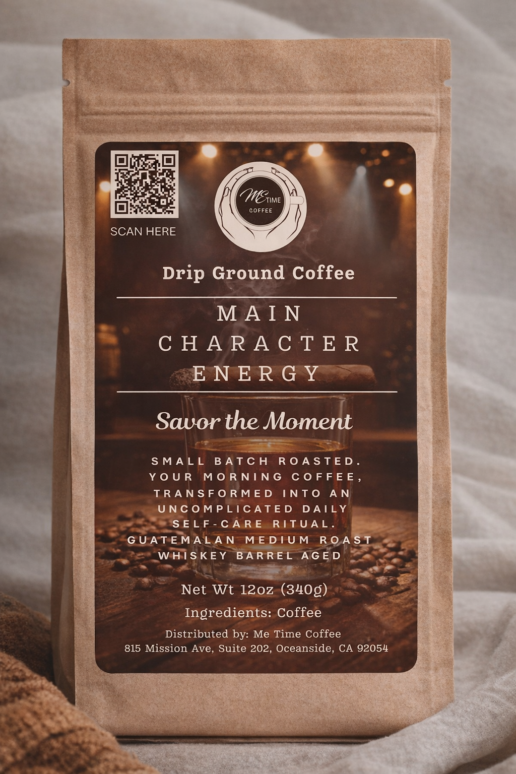 MAIN CHARACTER ENERGY: WHISKEY BARREL-AGED GUATEMALAN COFFEE