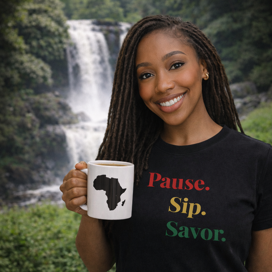 Pause. Sip. Savor.®| Me Time Coffee Tee